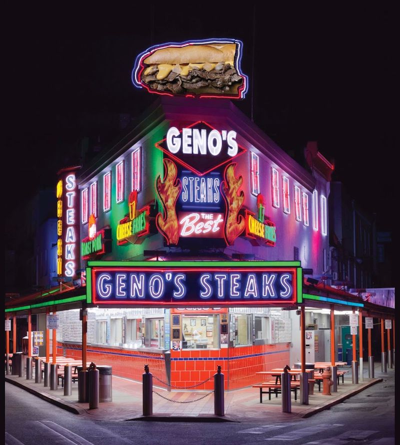 15 Pennsylvania Diners and Fast Food Spots That Still Serve Up Classic American Favorites 4 Geno's Steaks - Philadelphia, Pennsylvania