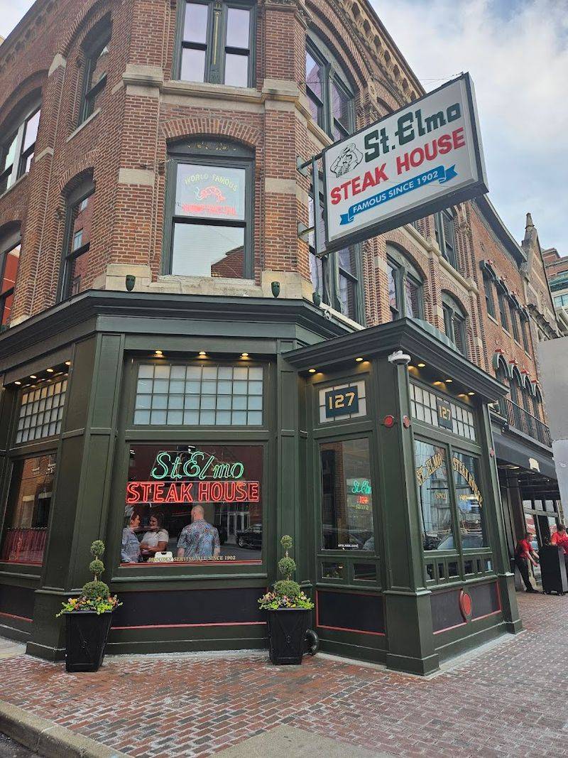 Cult-favorite restaurants in all 50 states across America 15 St. Elmo Steak House - Indianapolis, Indiana