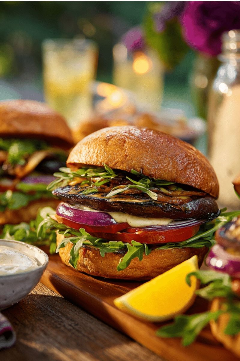 Portobello Mushroom Burgers