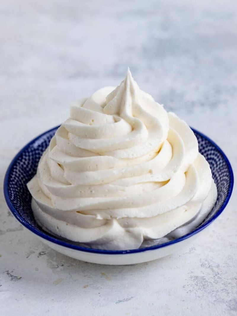 Shelf-stable whipped cream