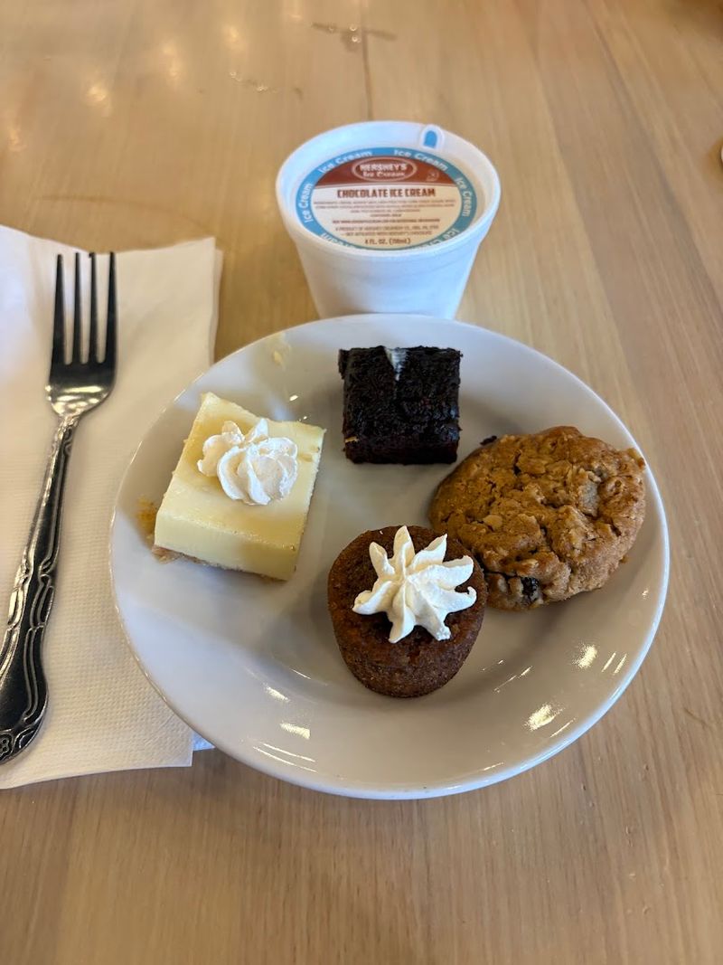 Desserts are small but memorable