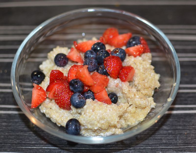 Quinoa breakfast bowl