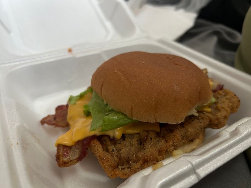 Chicken Fried Steak Sandwich the Size of Your Hand
