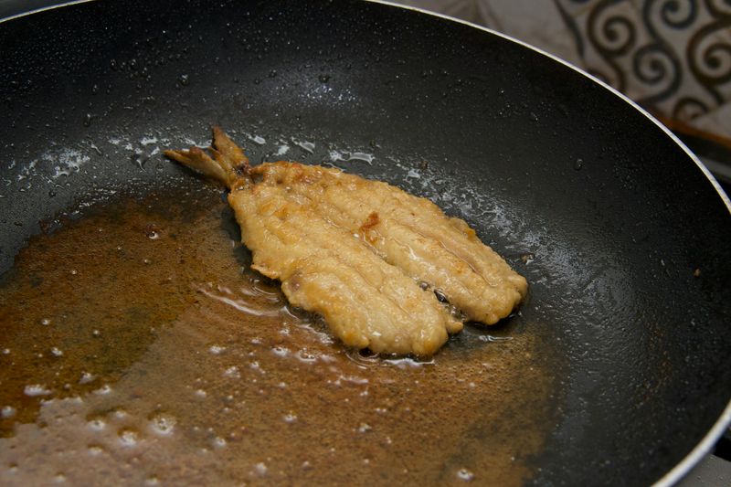 Pan-fried fish
