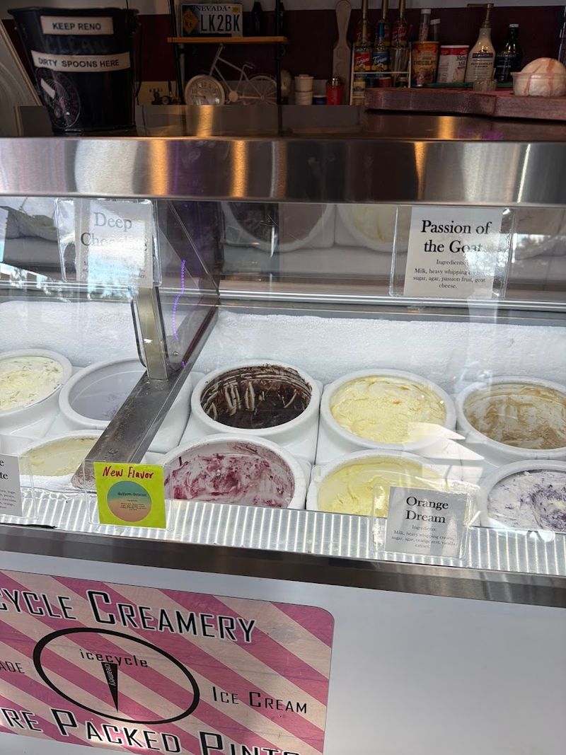 10 Nevada Dessert Spots People Gladly Save Room for Every Time 5 Icecycle Creamery & Pedalers Deli - Reno, Nevada