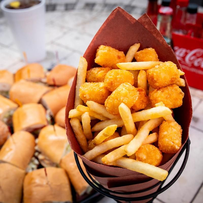 Crispy Fries, Tots, And Fry Sauce