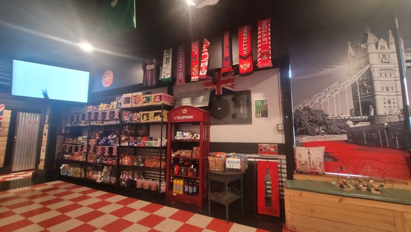 The British Pantry Corner Inside the Restaurant