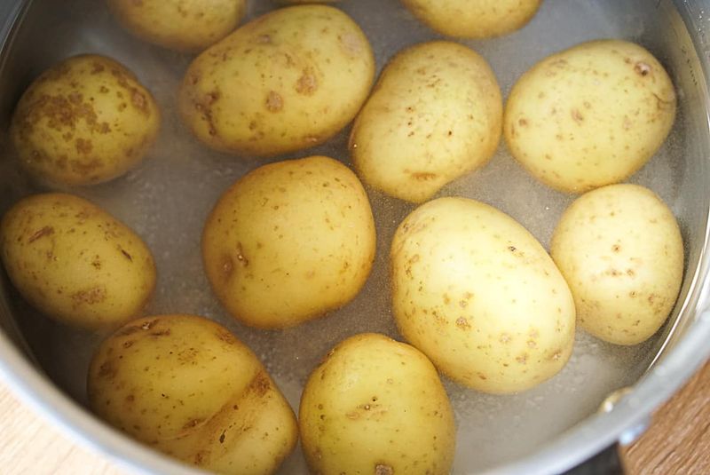 Boiled potatoes