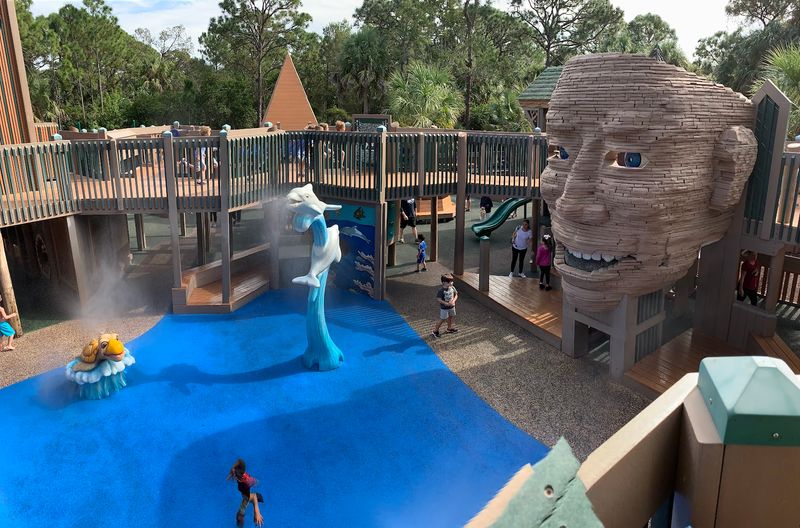 The Splash Pad Water Play Area