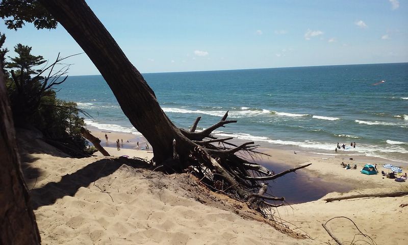 Muskegon State Park Lake Michigan Campground - Laketon Township, Michigan