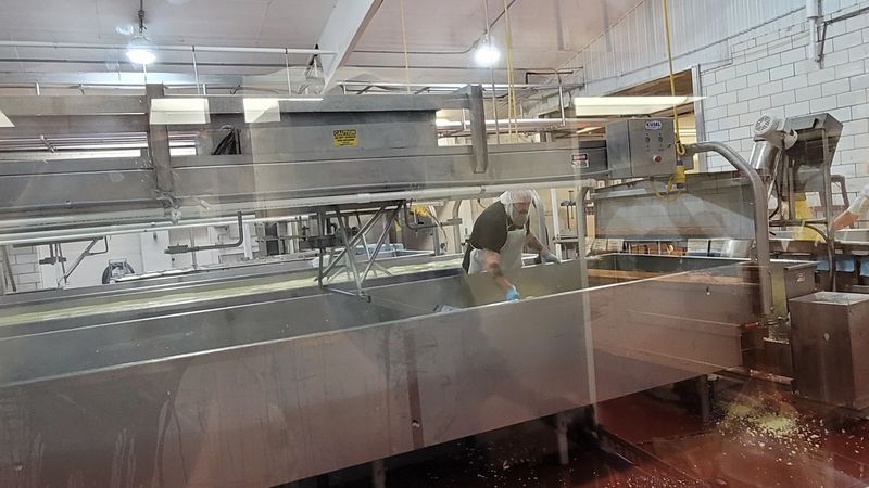 Watching Cheese Being Made Right Before Your Eyes