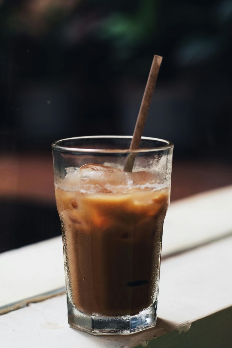 Sweetened iced coffee