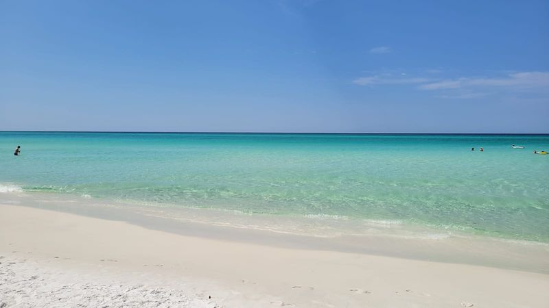 Snow-White Sand Beach That Looks Like Powdered Sugar