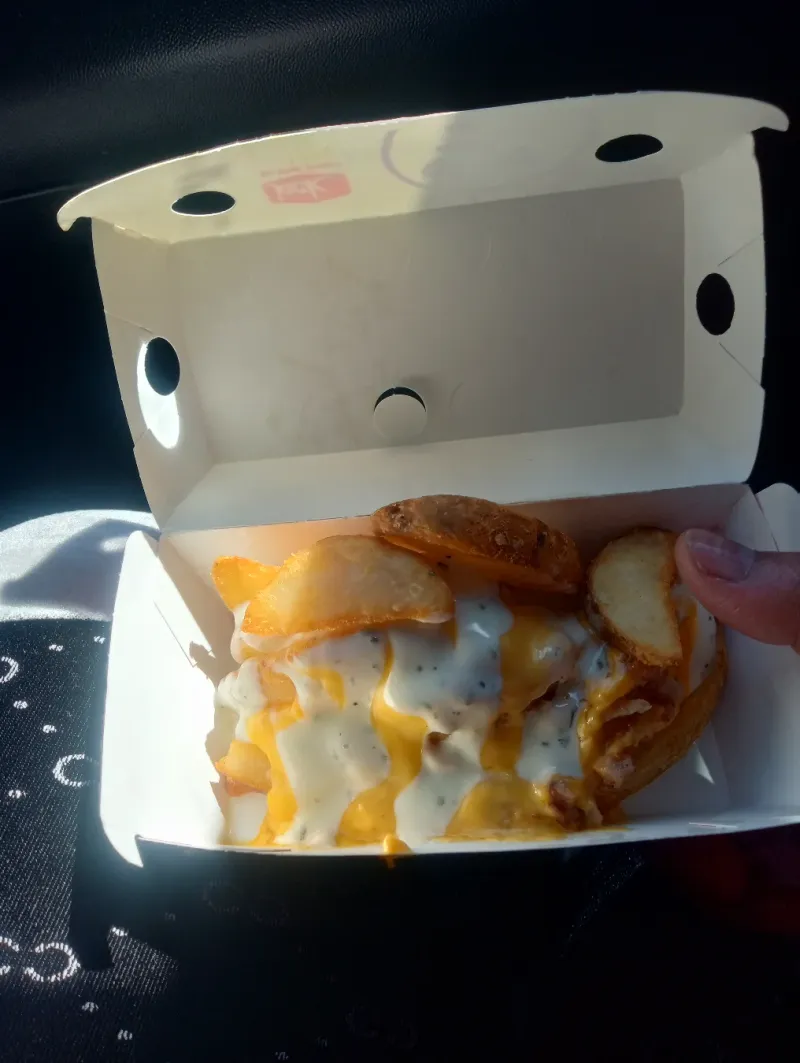 Jack in the Box - Bacon Cheddar Potato Wedges