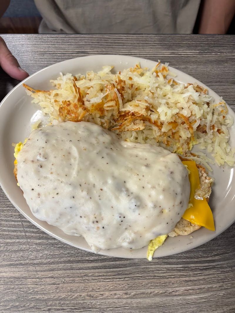 Sunrise Biscuit With Homemade Gravy