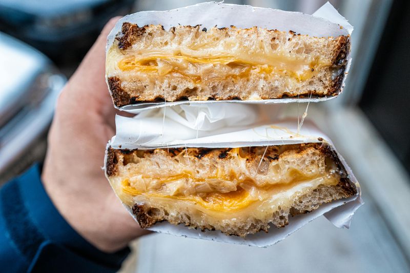 Grilled cheese sandwich