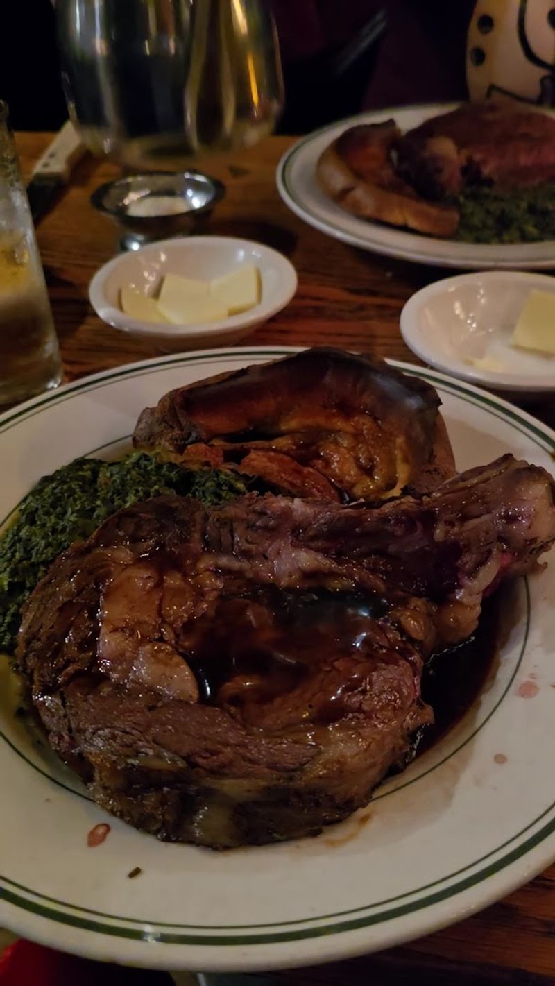 Bone-In Ribeye With Herb and Peppercorn Cowboy Butter