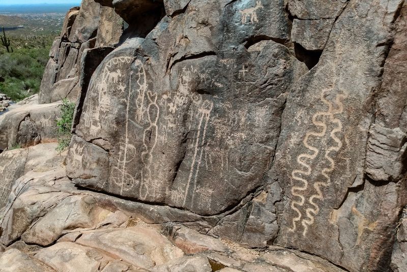 Ancient Petroglyphs Along the Way