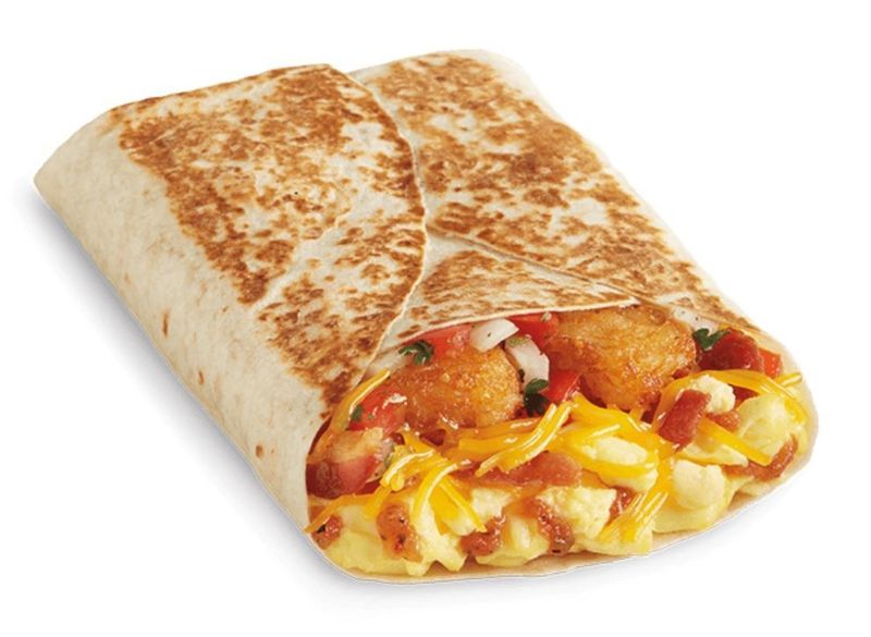 Del Taco - Breakfast Toasted Wrap