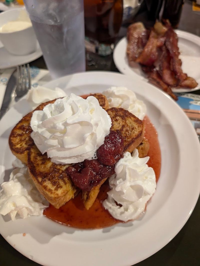 Strawberry Stuffed French Toast That Uses Enough Cream Cheese