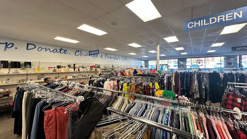 Clothing racks with boutique energy