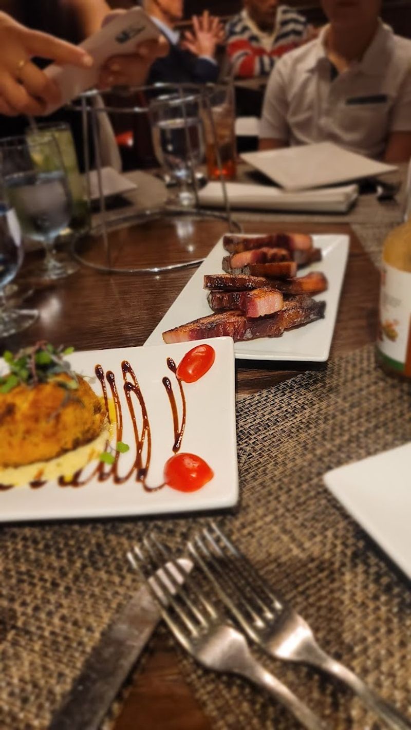 Crab Cake and Calamari Worth the Splurge