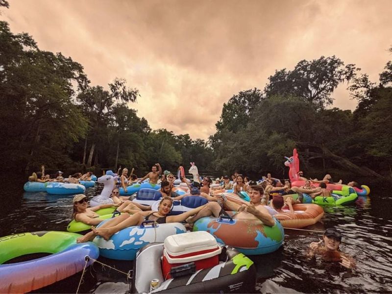 Floating the Santa Fe River on a Lazy Afternoon