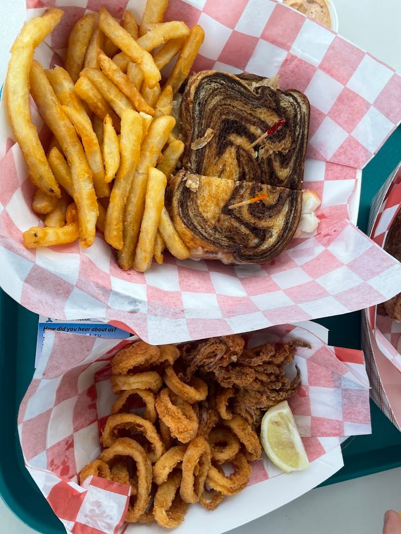 The Famous Lobster Reuben Sandwich