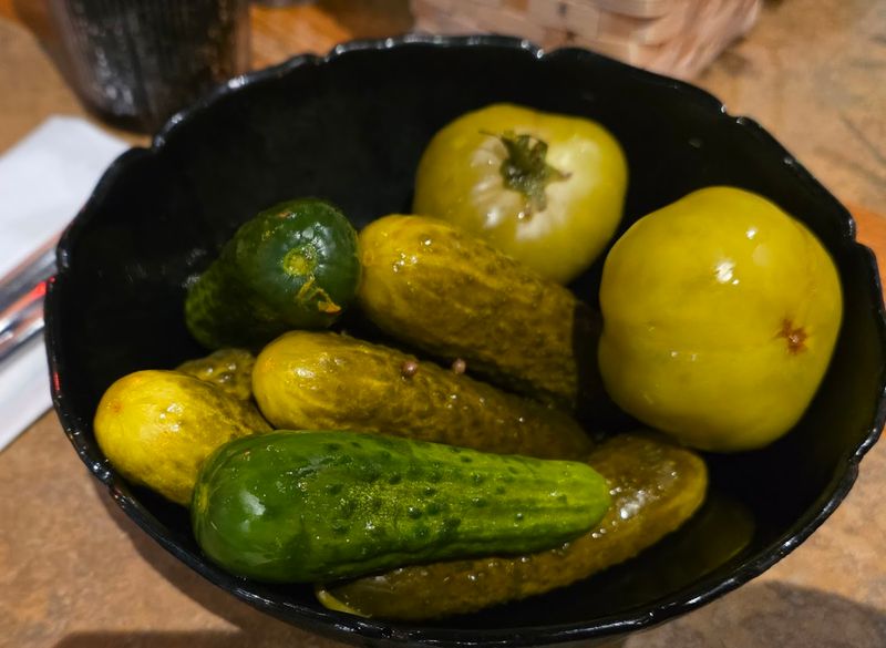 The Famous Pickle Bowl — A Free Table Tradition