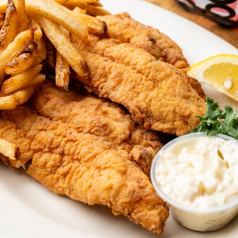 Fried Catfish With Homemade Tartar Sauce