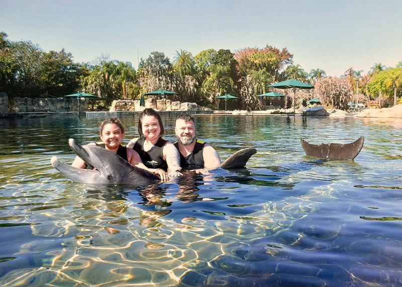 Swimming with Dolphins at Discovery Cove