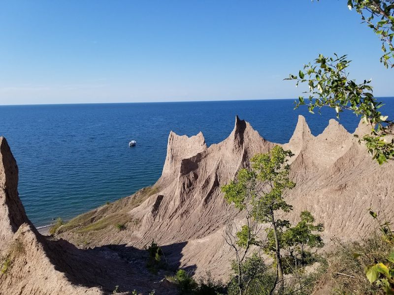 The Iconic Chimney Bluff Spires