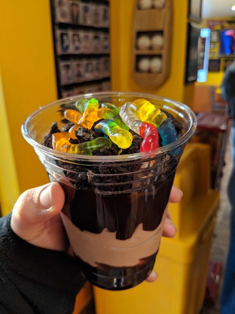 This Michigan Ice Cream Shop With A Horror Theme And Mini Golf Is Truly Unique 7 Tornado Cups With Wild Mix-In Combinations