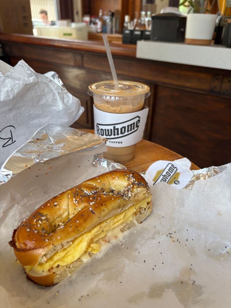 Signature Soft Pretzel Egg and Cheese