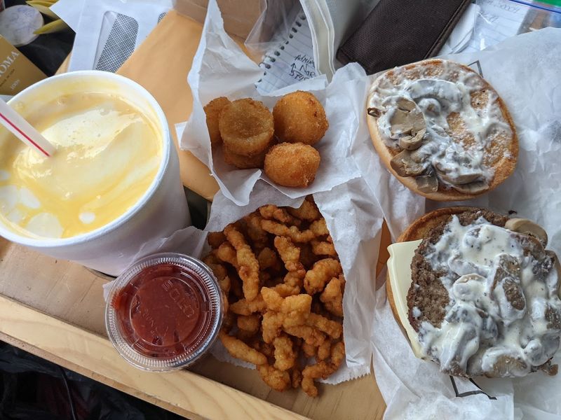 The Mushroom and Swiss Burger