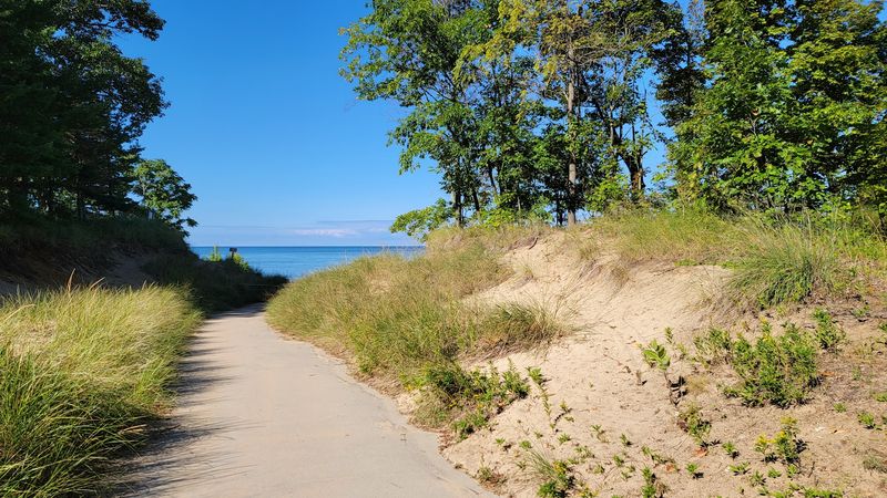The Paved Accessible Walkway to the Beach