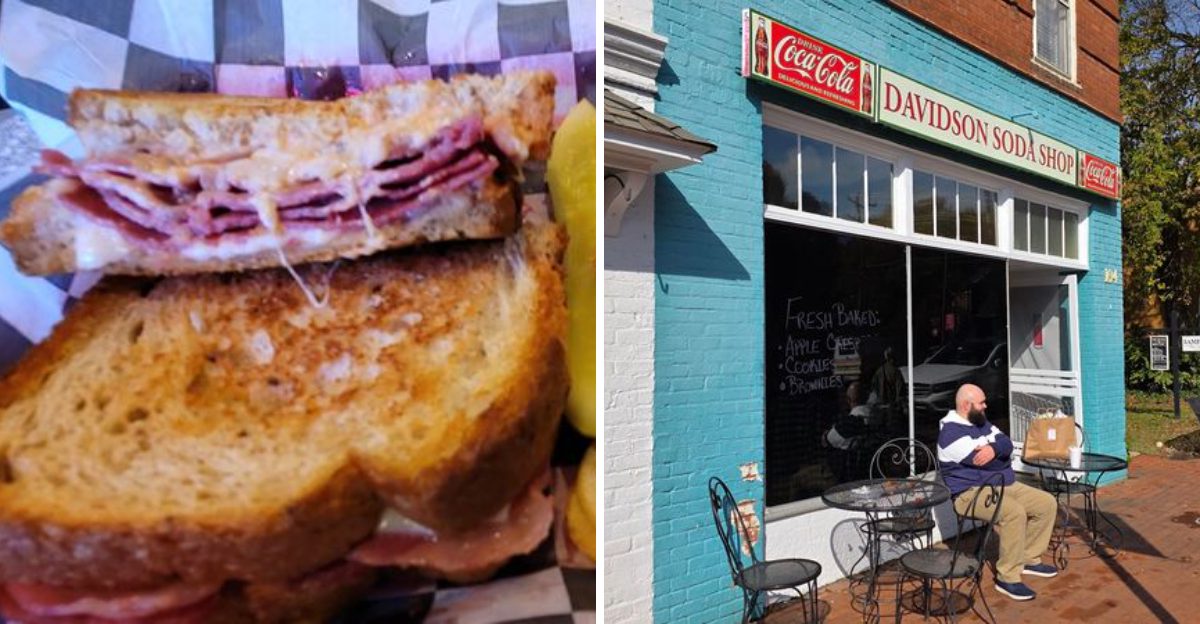 The Reuben sandwich at this classic North Carolina restaurant is truly unforgettable