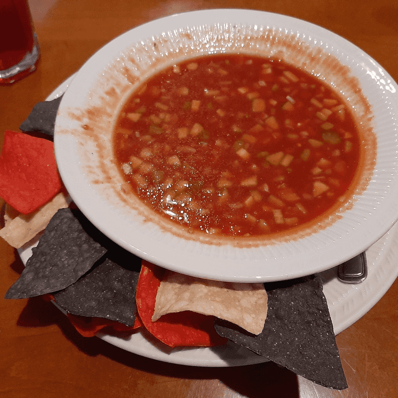 Chuck Wagon Soup and Spinach Salad Combo