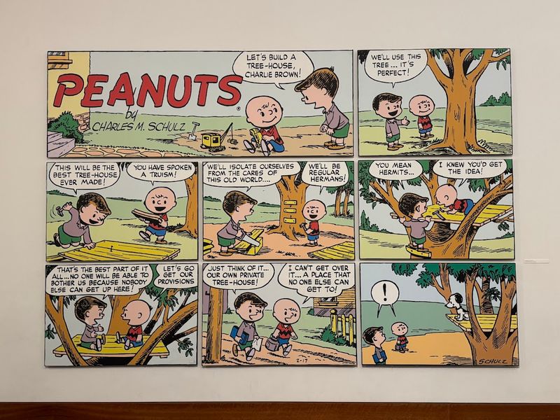 This California museum inspired by Snoopy brings back childhood memories 3 Original Comic Strip Artwork on Display