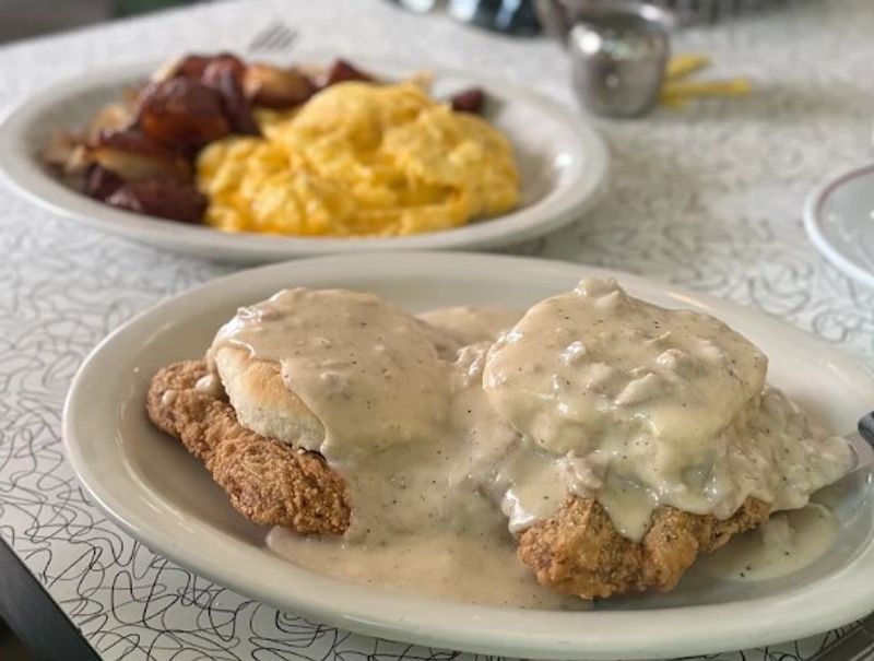 Country Fried Steak with Sausage Gravy