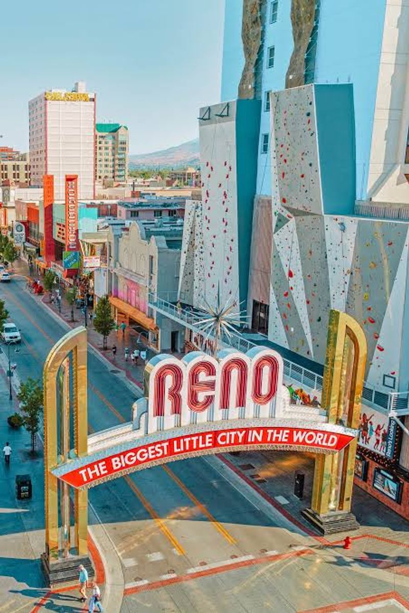 Downtown Reno's Glowing Arch