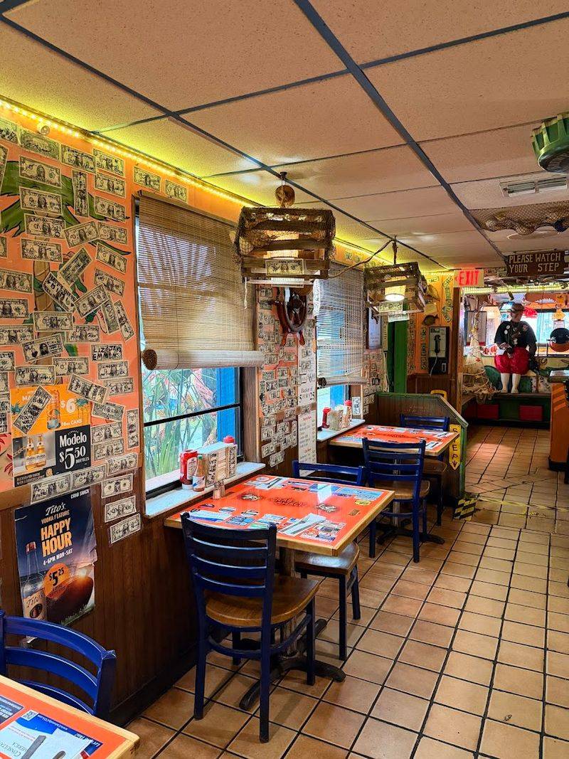 A no-frills seafood shack atmosphere