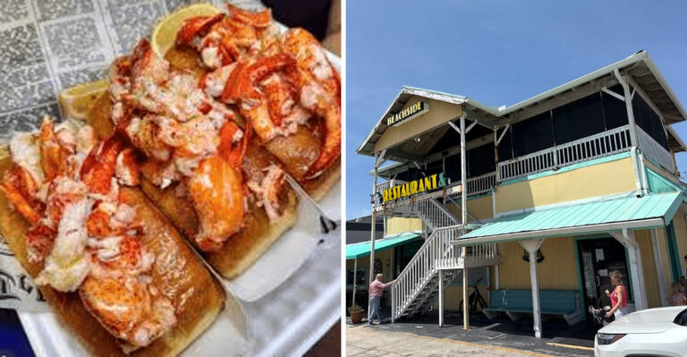 The lobster roll at this Florida spot is a local favorite