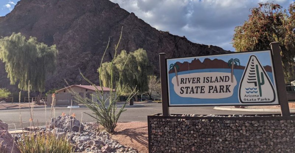 This 1677 acre Arizona state park is home to a gorgeous hidden beach