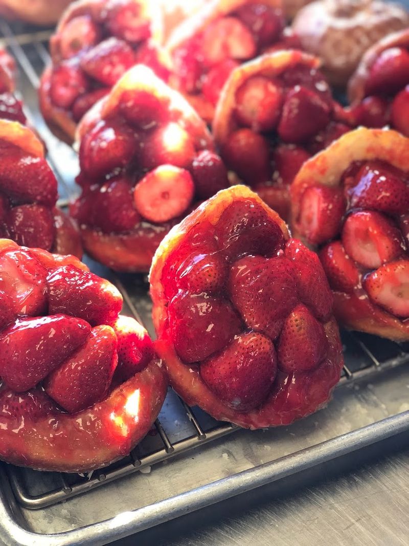 The Famous Fresh Strawberry Donut