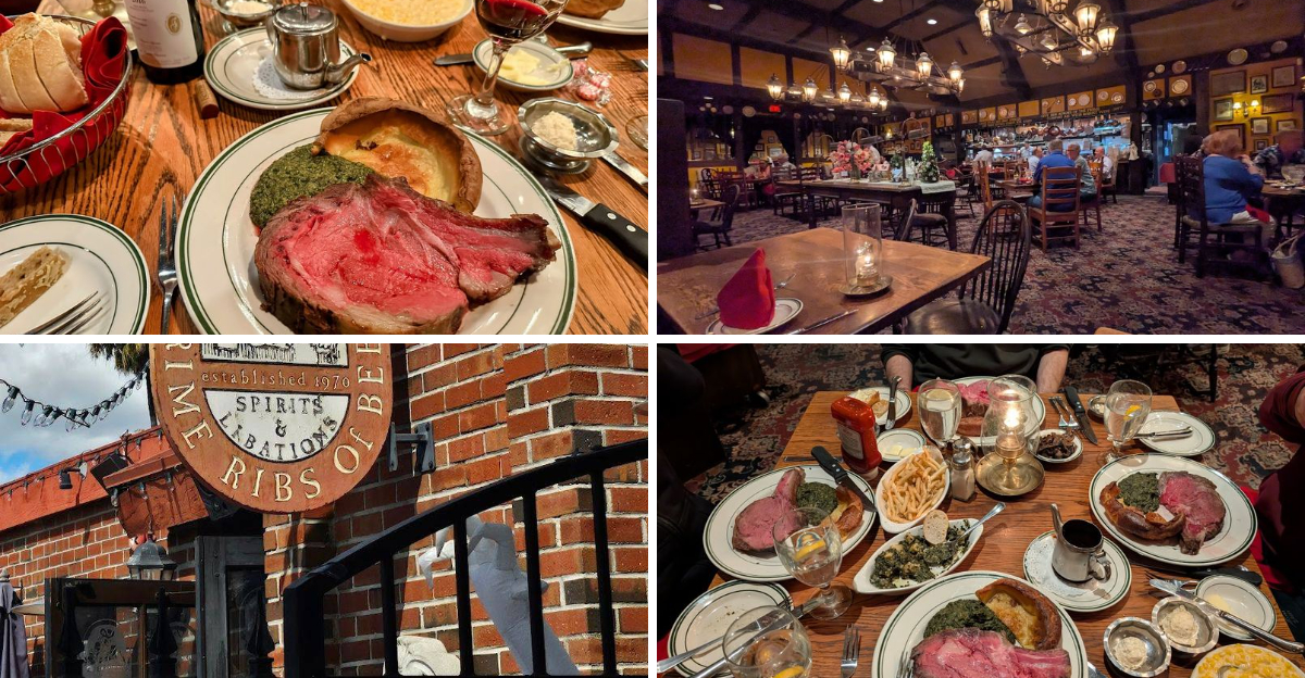 This California steakhouse serves prime rib so delicious it stays on your mind for days