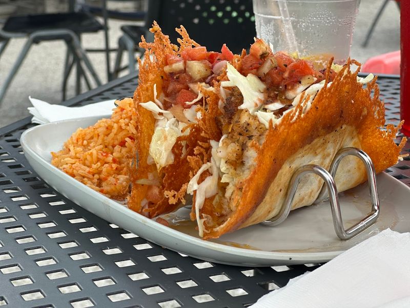 The Famous Grouper Tacos With a Cheese Shell Twist
