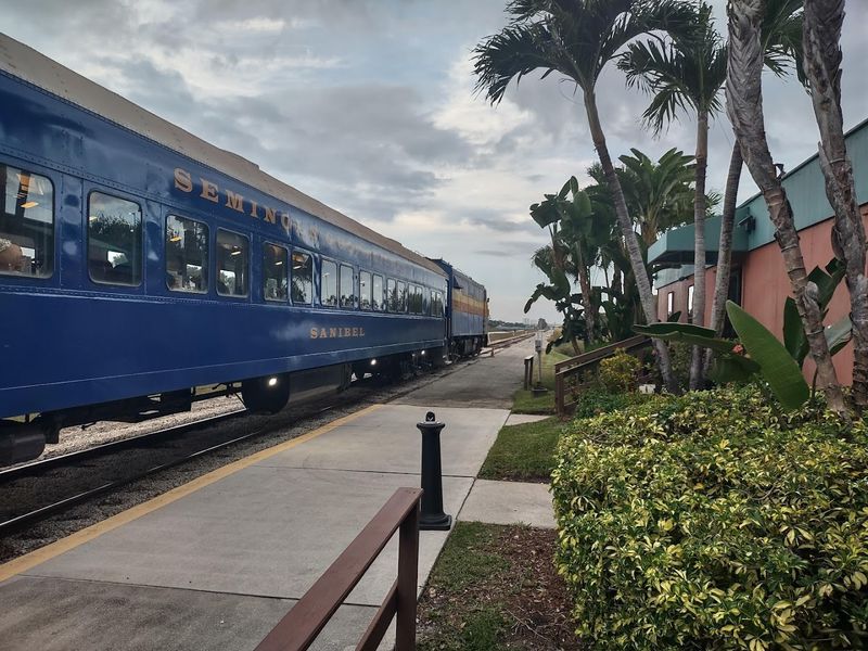 Boarding the Vintage Seminole Gulf Railway Train