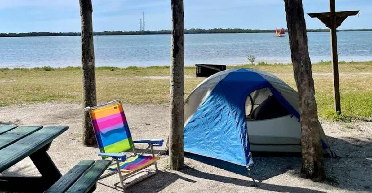 This beautiful waterfront campground in Florida is ideal for a weekend escape