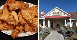 This cozy buffet in Tennessee serves fried chicken that is seriously tasty
